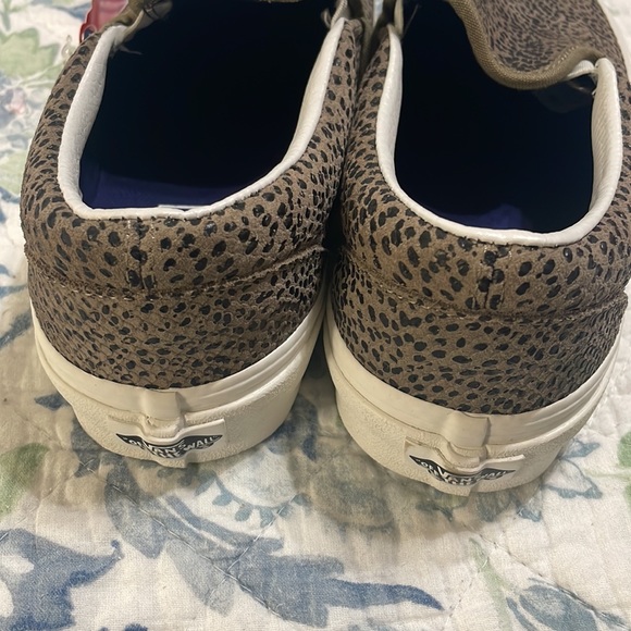 Vans- Women’s Brown/Black Slip On Vans Size 7.5 - Picture 4 of 7